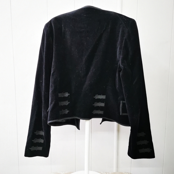 Woman's US Polo Velour Band Jacket Medium - Picture 2 of 4